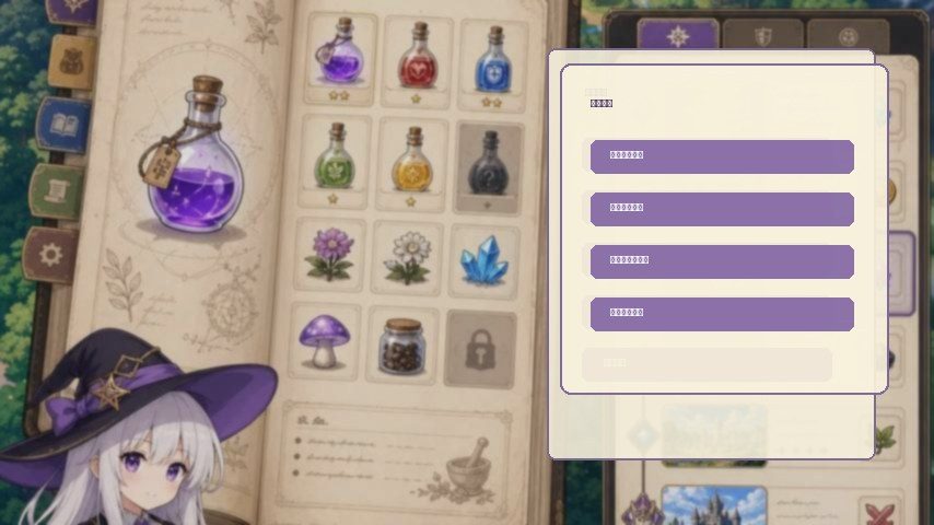魔女秘药 剧情互动 页面配图 3